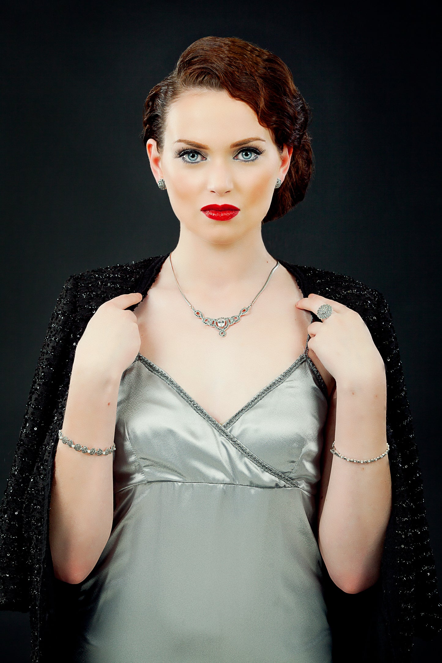 Freshwater Marcasite Pearl Bracelet