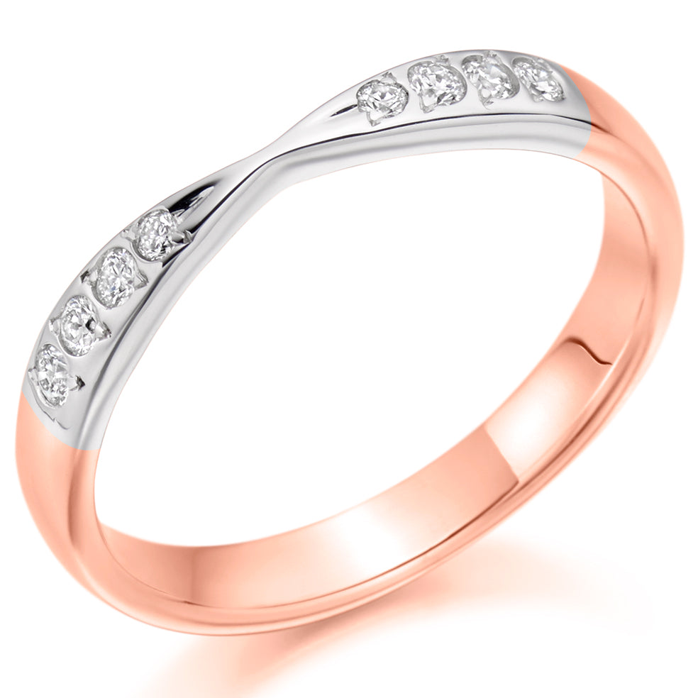 Diamond Twist Eternity Ring