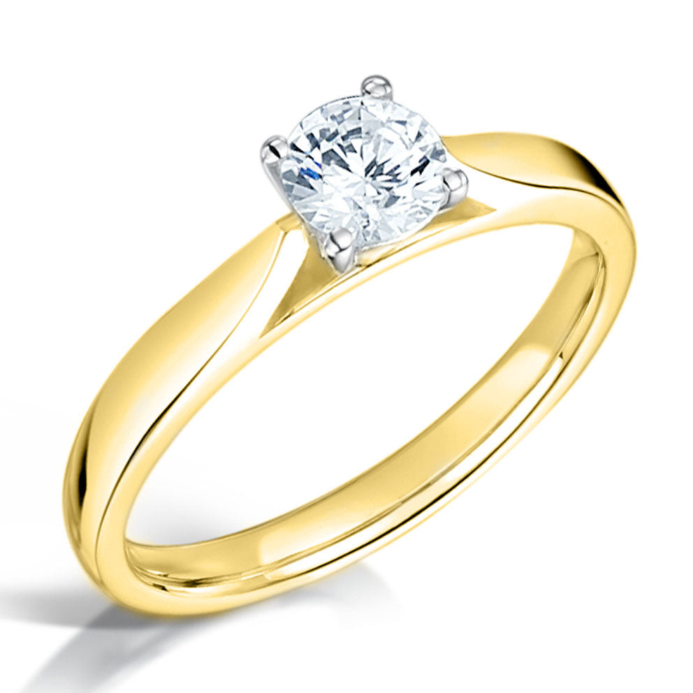 1.00ct Round Brilliant Cut Solitaire Engagement Ring