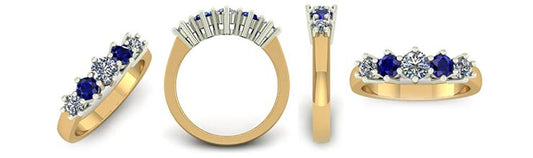 Custom Made Eternity Rings
