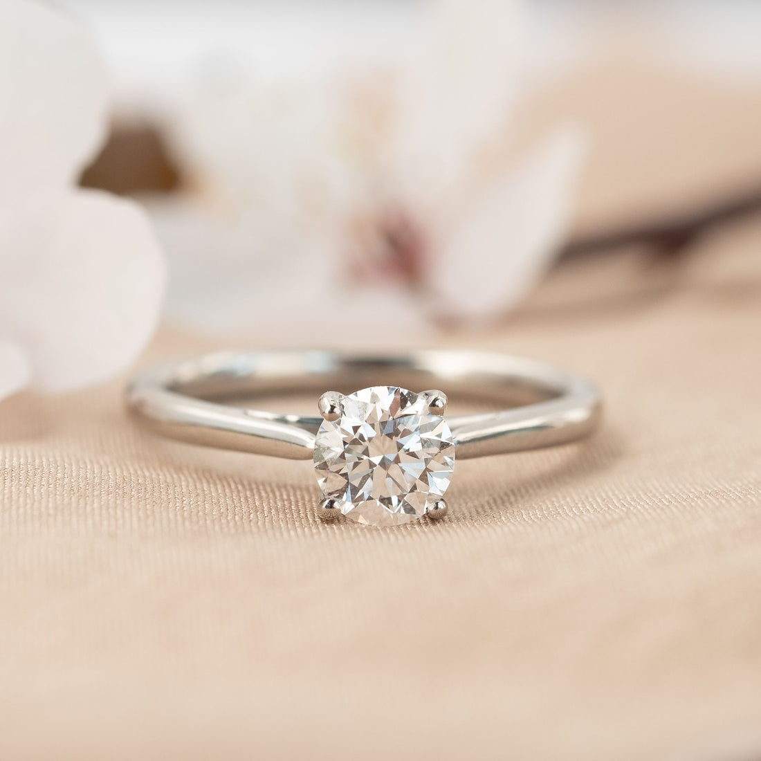 What Wedding Ring goes with a Solitaire Diamond Engagement Ring?
