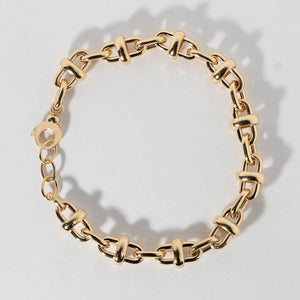 9ct Gold link braclet