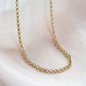 Gold baby belcher chain