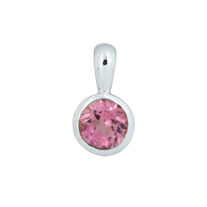 9ct Birthstone - October (Pink Tourmaline) - Available in Yellow, Rose or White Gold