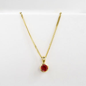 9ct Birthstone - January (Garnet) - Available in Yellow, Rose or White Gold