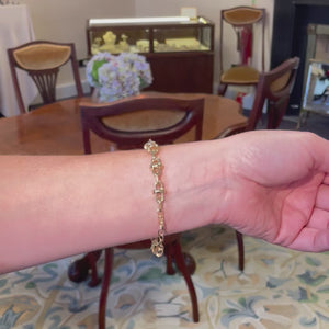 9ct Gold link bracelet