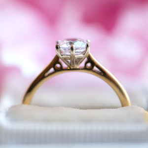 0.75ct solitaire diamond ring