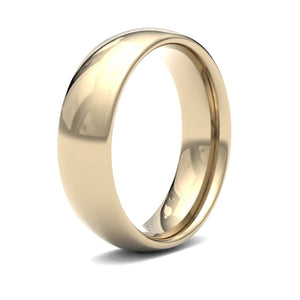 6mm Traditional Court Mens Wedding Ring