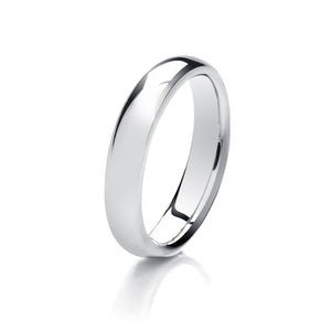 4mm Traditional Court Mens Wedding Ring