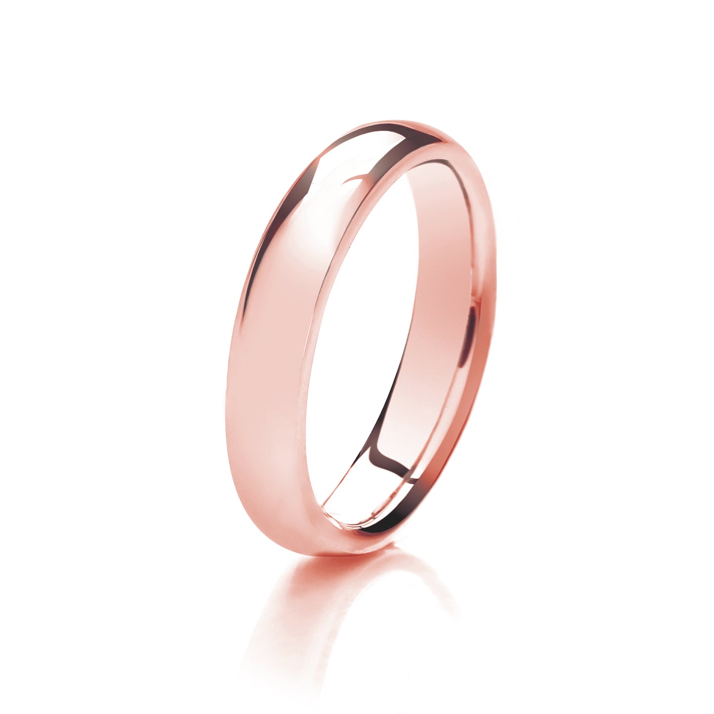4mm Traditional Court Mens Wedding Ring