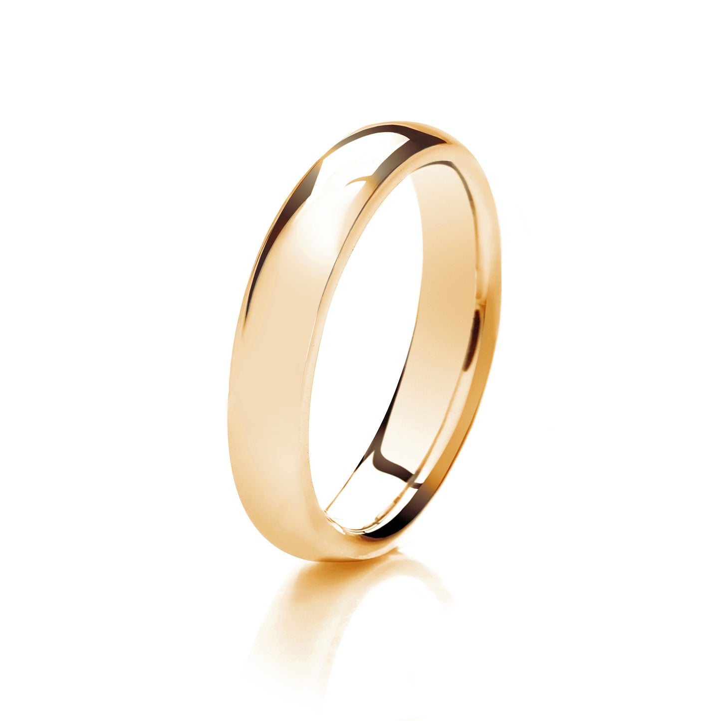 4mm Traditional Court Mens Wedding Ring