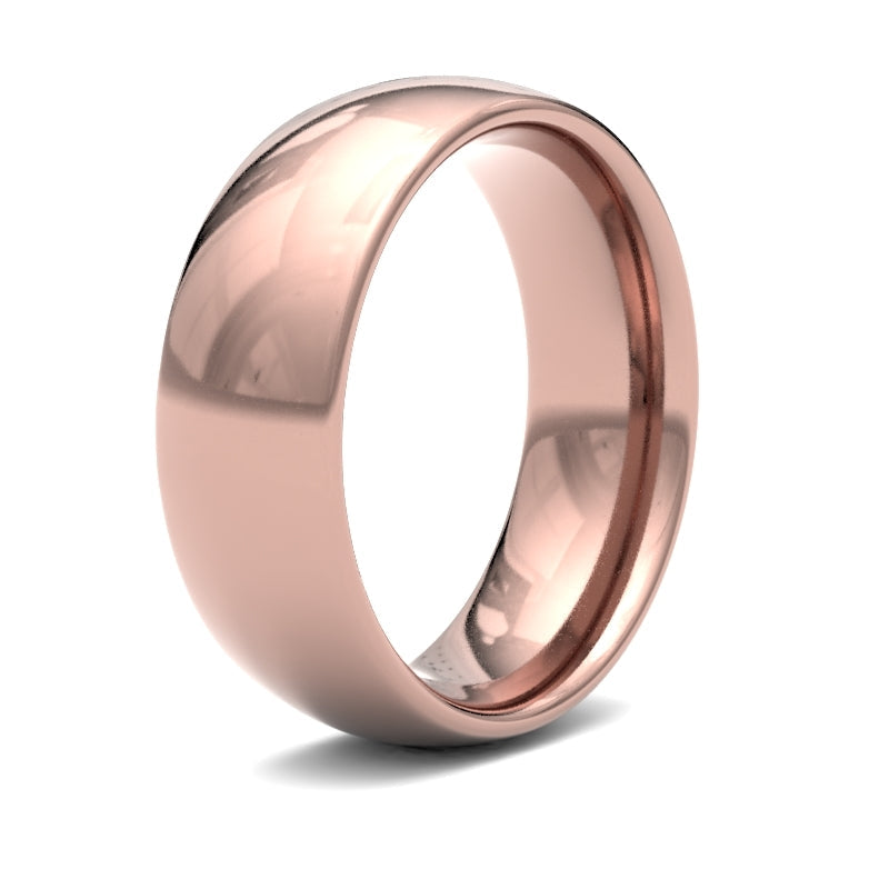 7mm Traditional Court Mens Wedding Ring