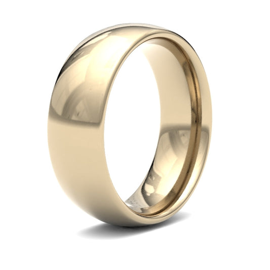 7mm Traditional Court Mens Wedding Ring