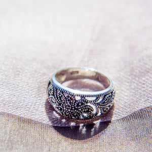 Silver Marcasite Ring