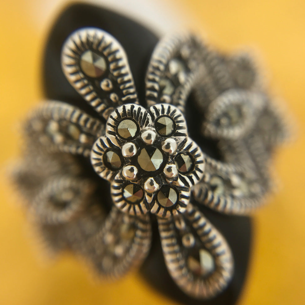Onyx Silver Ring