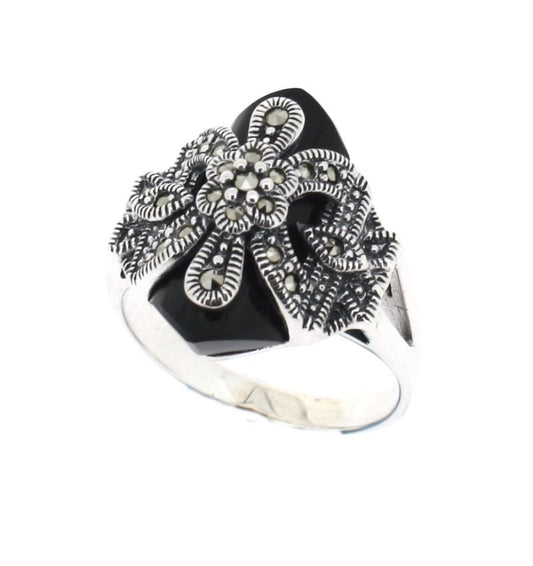 Onyx Silver Ring