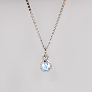 9ct Birthstone - March (Aquamarine) - Available in Yellow, Rose or White Gold