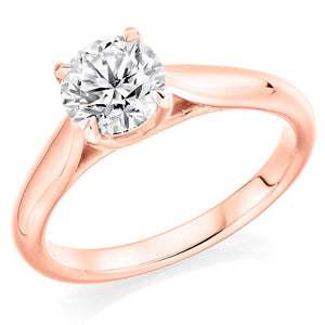 1.25ct Round Brilliant Cut Diamond Solitaire Engagement Ring