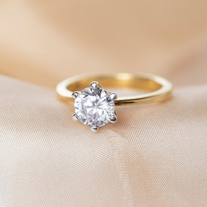 1.25ct  CZ Solitaire Engagement Ring