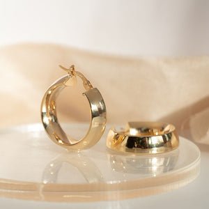 9ct Gold Hoop Earring