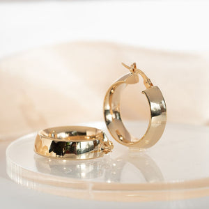 9ct Gold Hoop Earring
