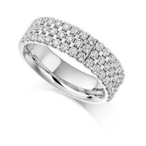 Platinum Diamond Eternity Ring 1.05ct