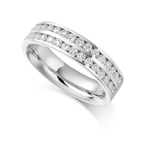Sterling Silver 0.75ct Round Brilliant Cut CZ Ring