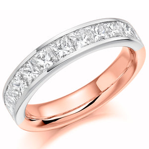 1.5ct Princess Cut Diamonds Eternity Ring