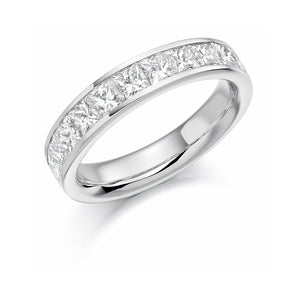 1.50ct Princess Cut Diamond Eternity Ring - (Home Try-On)