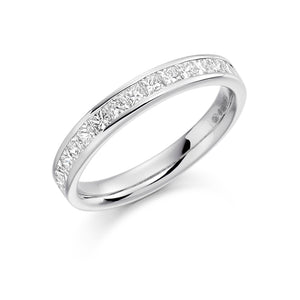 0.75ct Princess Cut Diamond Eternity Ring