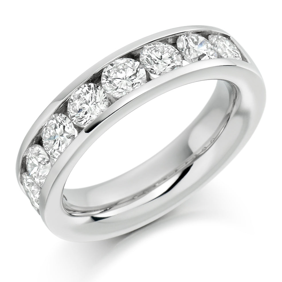 2.0ct Round Brilliant Cut Diamond Eternity Ring