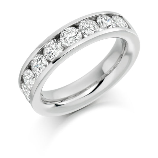 2.0ct Round Brilliant Cut Diamond Eternity Ring
