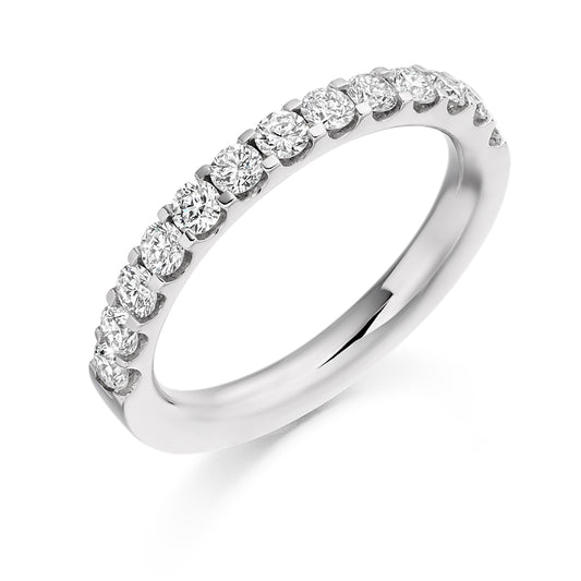 0.75ct Round Brilliant Cut Diamond Eternity Ring