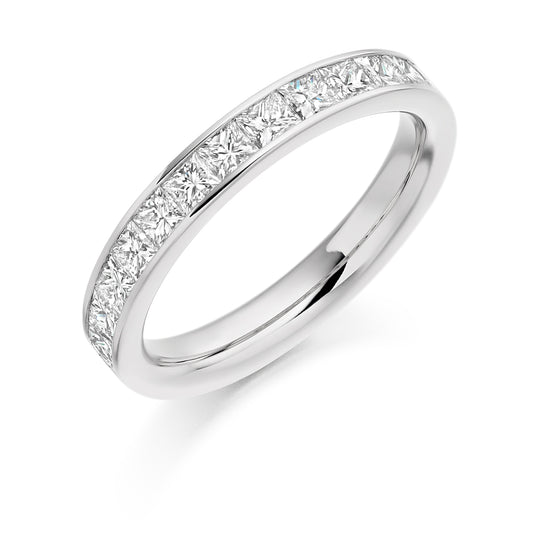 Sterling Silver 1ct Princess Cut CZ Ring