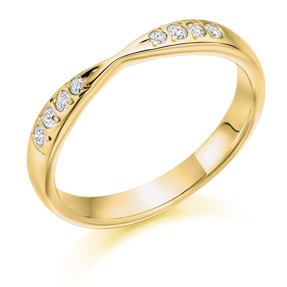 Diamond Twist Eternity Ring