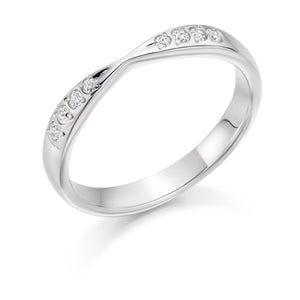Diamond Eternity Ring Shaped to Fit (Home Try-On)