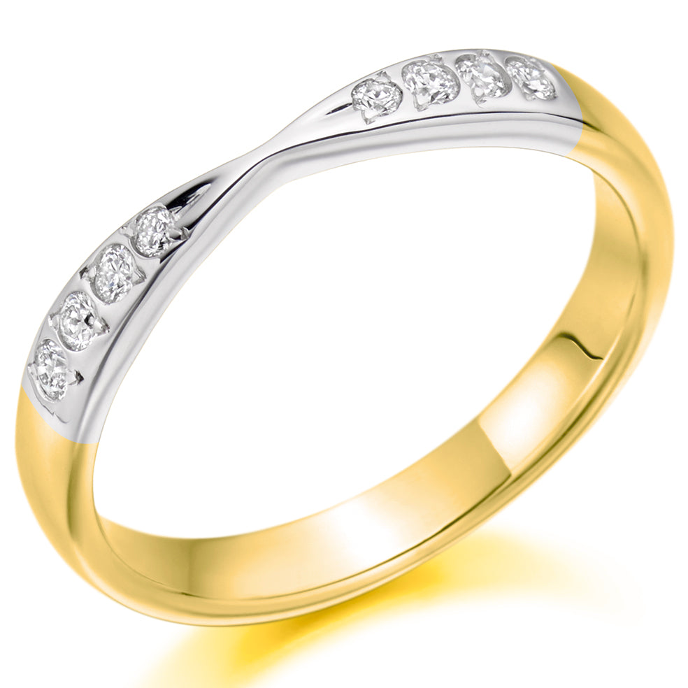 Diamond Twist Eternity Ring