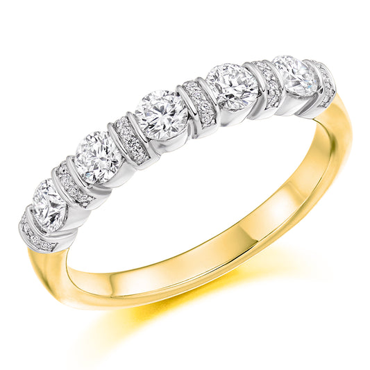 0.60ct Round Brilliant Cut Diamonds Eternity Ring