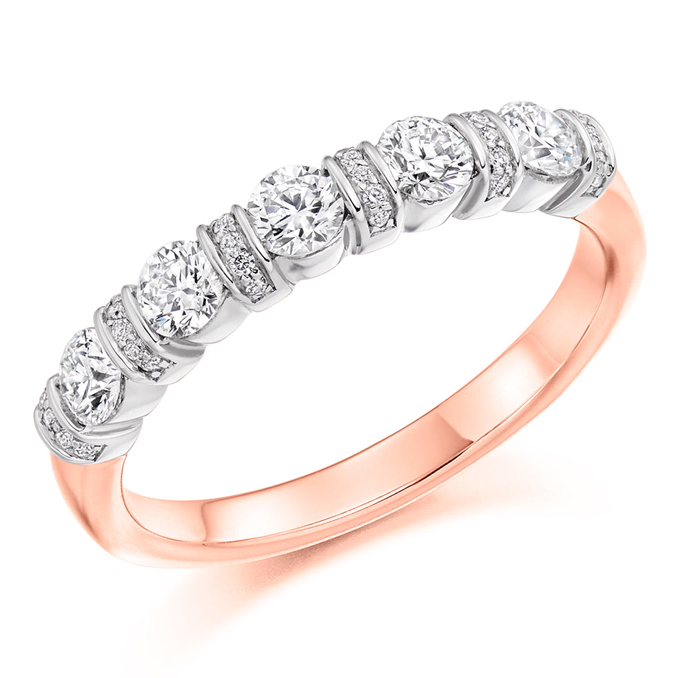 0.60ct Round Brilliant Cut Diamonds Eternity Ring