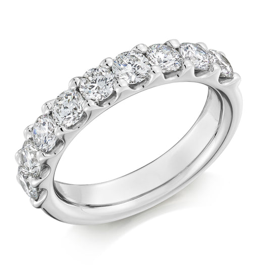 Sterling Siver 1.50ct Round Brilliant Cut CZ Ring