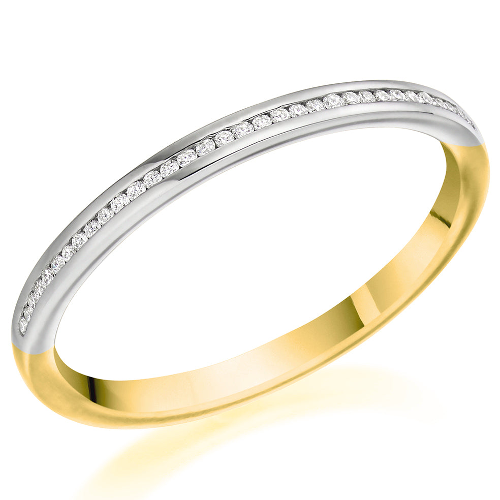 Round Brilliant Cut Diamond Channel Set Eternity Ring