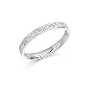 0.50ct Princess Cut Diamond Wedding Ring - (Home Try-On)