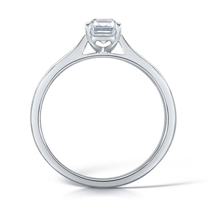 1.00ct Emerald Cut Diamond Solitaire Engagement Ring - Home Try-On (€11,000)