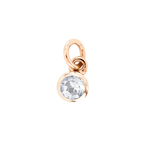 9ct Birthstone - April (White Topaz) - Available in Yellow, Rose or White Gold