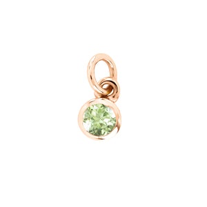 9ct Rose Gold Birthstone Charm