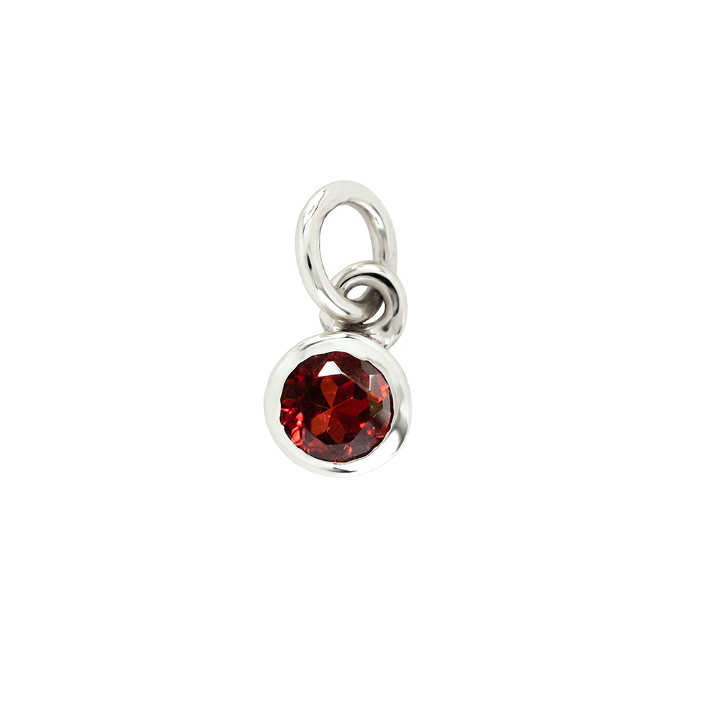 9ct Birthstone - January (Garnet) - Available in Yellow, Rose or White Gold