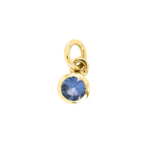9ct Gold Sapphire Birthstone Charm